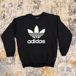 Adidas Women's Black Crewneck Sweater